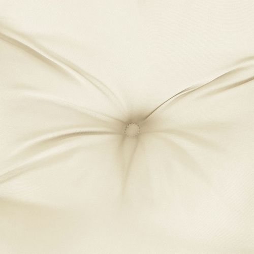 Coussin De Banc De Jardin Blanc Crème 150x50x7 Cm Tissu Oxford