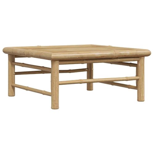 Table basse De Jardin 65x65x30 Cm Bambou