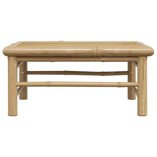 Table basse De Jardin 65x65x30 Cm Bambou