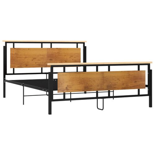 Cadre De Lit Sans Matelas Métal 160x200 Cm
