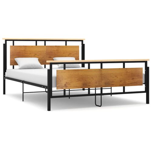 Cadre De Lit Sans Matelas Métal 160x200 Cm