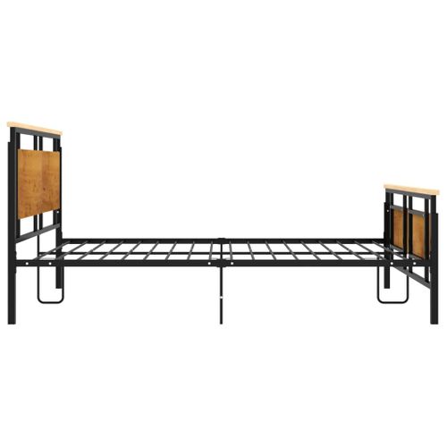 Cadre De Lit Sans Matelas Métal 160x200 Cm
