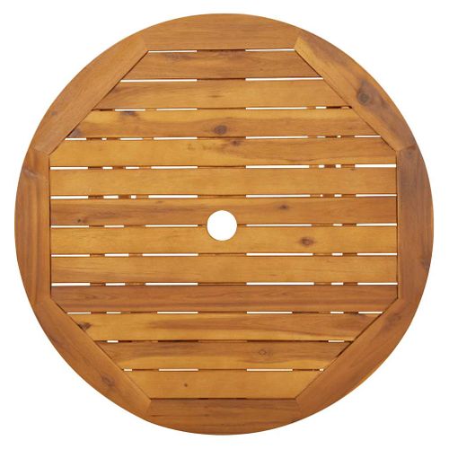 Table De Jardin Pliable 70 Cm Bois D'acacia Solide Meuble De Patio Terrasse Extérieur