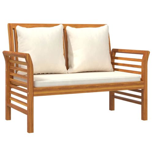 Salon De Jardin Avec Coussins 5 Pièces Bois D'acacia Solide Durable