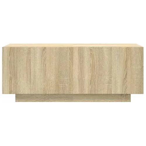 Meuble TV Chêne Sonoma 100x35x40 Cm Bois Contreplaqué