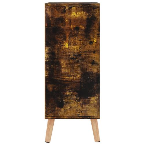 Buffet Chêne Fumé 60x30x72 Cm Bois Contreplaqué