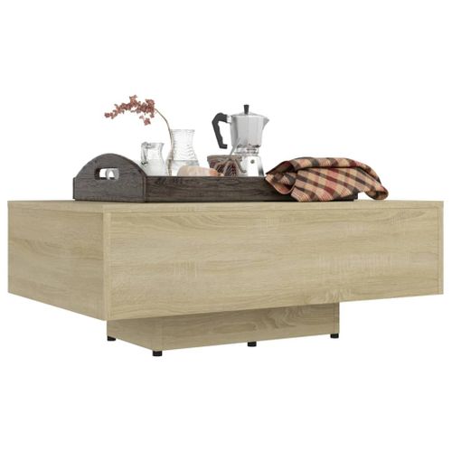 Table Basse Chêne Sonoma 85x55x31 Cm Bois Contreplaqué