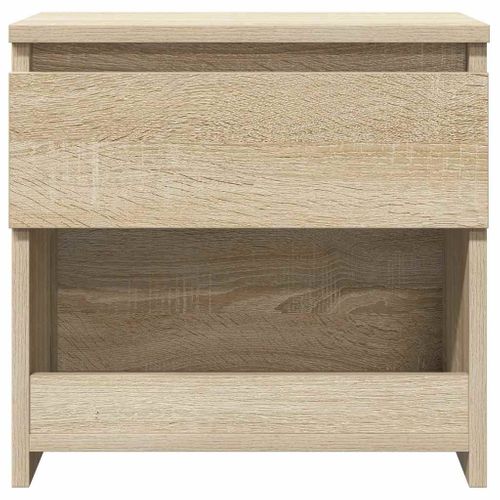 Table De Chevet Chêne Sonoma 40x30x39 Cm Aggloméré