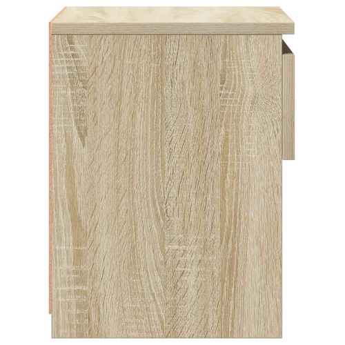 Table De Chevet Chêne Sonoma 40x30x39 Cm Aggloméré