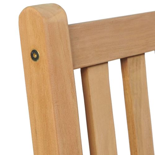 Chaises De Jardin 8 PCs Avec Coussins Vert Vif Teck Solide