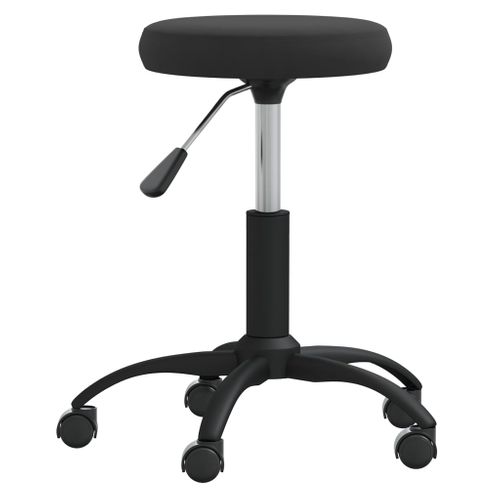 Chaise Pivotante De Bureau Noir Velours