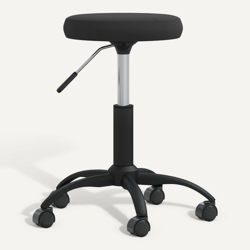 Chaise Pivotante De Bureau Noir Velours