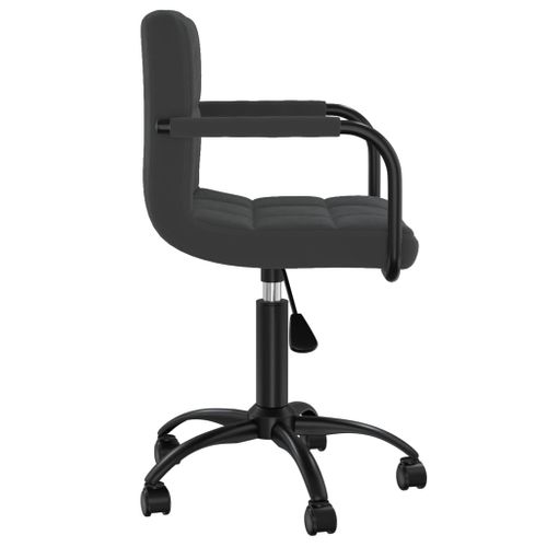 Chaise Pivotante De Bureau Noir Velours