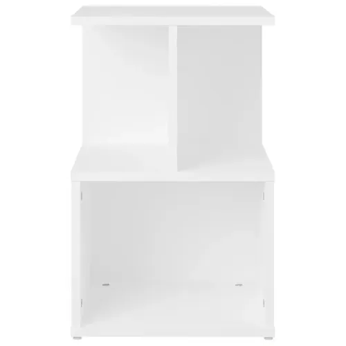 Tables De Chevet 2 Pièces Blanc 35x35x55 Cm Bois Contreplaqué