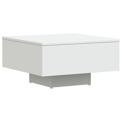 Table Basse Blanc 60x60x31,5 Cm Aggloméré