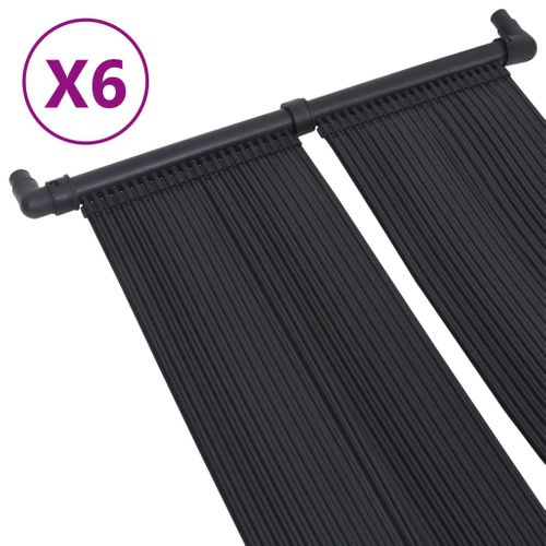 Panneaux Solaires De Chauffage De Piscine 6 Pièces 80x310 Cm