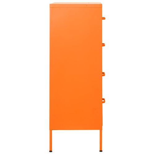 Commode Orange 80x35x101,5 Cm Acier - Commode BUT