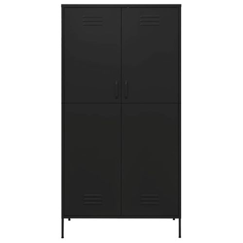 Armoire Noir 90x50x180 Cm Acier