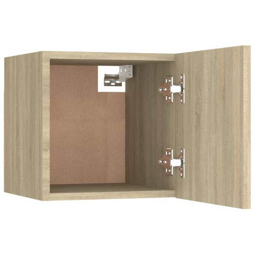 Table De Chevet Chêne Sonoma 30,5x30x30 Cm Bois Contreplaqué