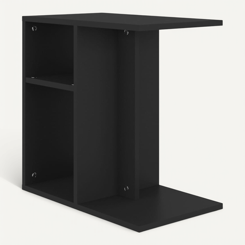Table D'appoint Noir 50x30x50 Cm Bois D’contreplaqué