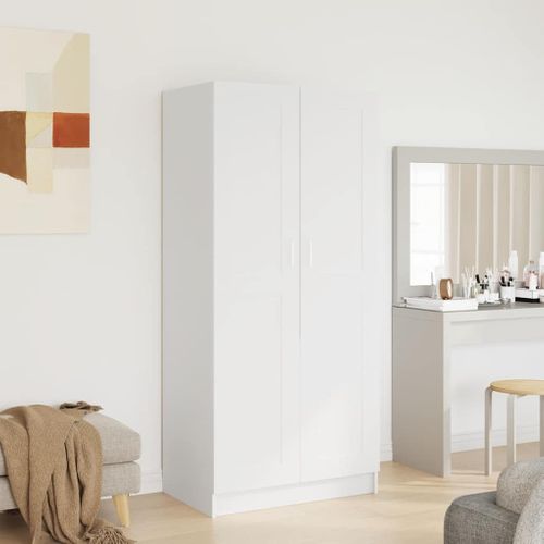 Garde-robe Blanc 82,5x51,5x180 Cm Aggloméré