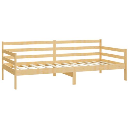 Lit Bois De Pin Massif 90x200 Cm