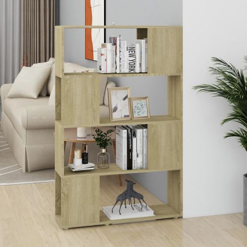 Etagère/séparateur De Pièce Chêne Sonoma 80x24x124,5 Cm