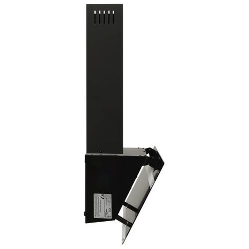 Hotte Murale 60 Cm Acier Et Verre Trempé Noir