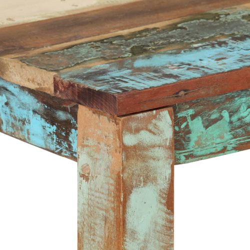 Table À Manger 82x80x76 Cm Bois De Récupération Massif