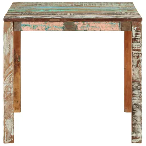 Table À Manger 82x80x76 Cm Bois De Récupération Massif
