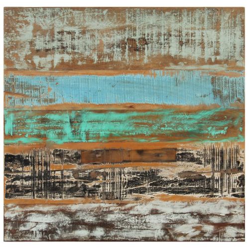 Table À Manger 82x80x76 Cm Bois De Récupération Massif