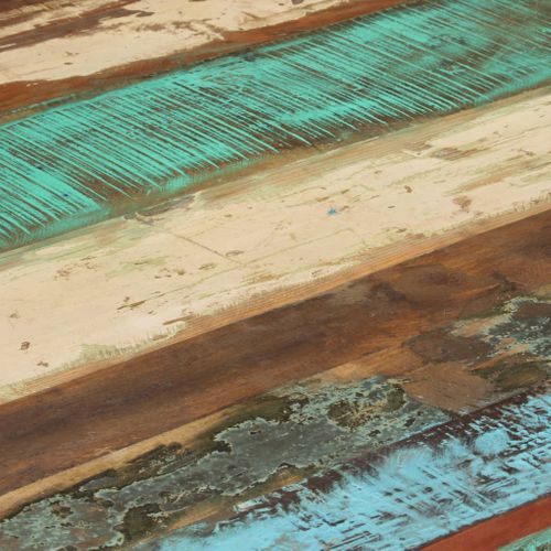 Table À Manger 82x80x76 Cm Bois De Récupération Massif