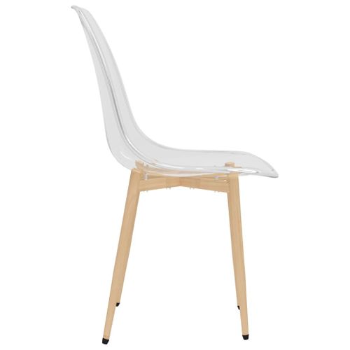 Chaises à Manger Lot De 6 Transparent
