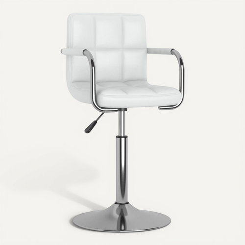 Chaise De Salle À Manger Blanc Simili