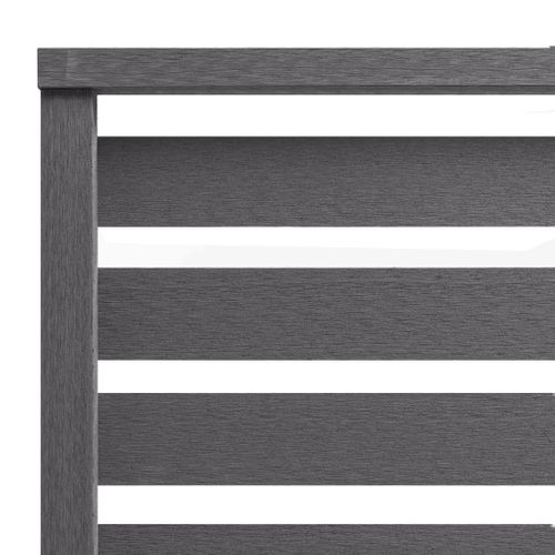 Panneau De Clôture Wpc 180x180 Cm Gris Store Pare-vent Jardin Patio Terrasse Extérieur