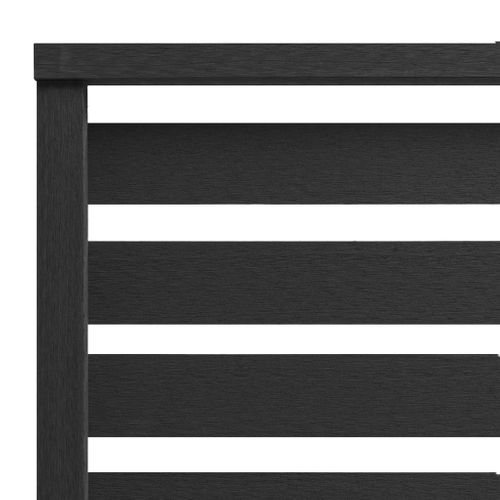 Panneau De Clôture Wpc 180x180 Cm Noir Store Pare-vent Jardin Patio Terrasse Extérieur