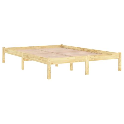 Cadre De Lit Sans Matelas Bois Massif 180x200 Cm