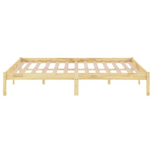 Cadre De Lit Sans Matelas Bois Massif 180x200 Cm