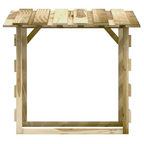 Pergola Avec Toit 100x90x100 Cm Bois De Pin Imprégné
