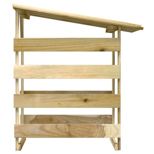 Pergola Avec Toit 100x90x100 Cm Bois De Pin Imprégné