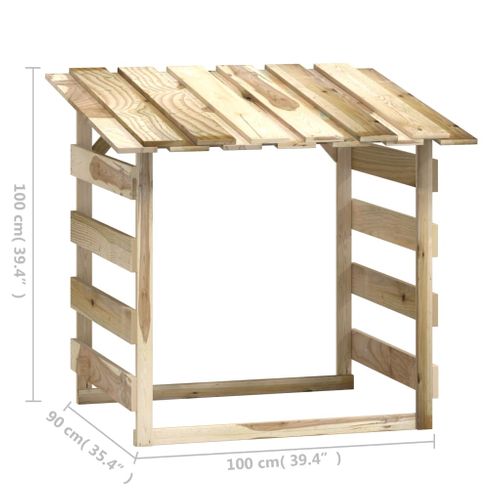 Pergola Avec Toit 100x90x100 Cm Bois De Pin Imprégné