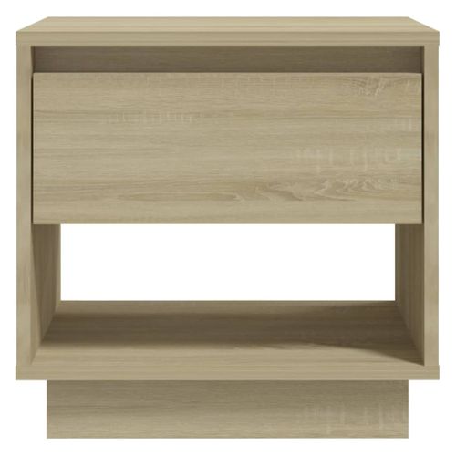 Tables De Chevet 2 Pièces Chêne Sonoma 45x34x44 Cm Bois Contreplaqué