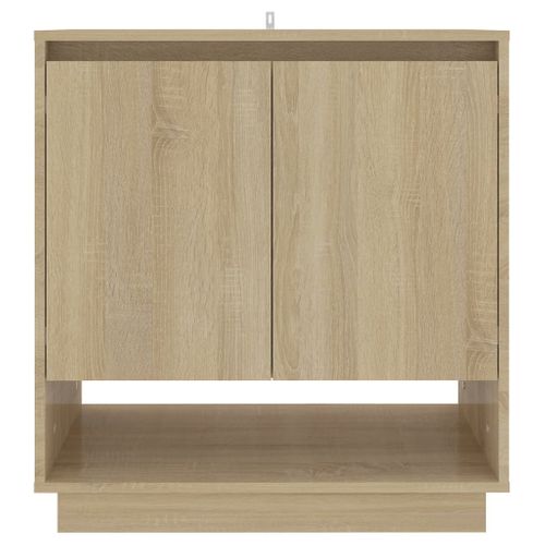 Buffet Chêne Sonoma 70x41x75 Cm Bois Contreplaqué