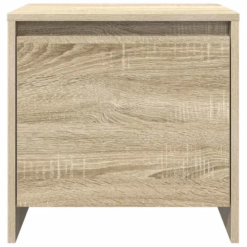 Tables De Chevet 2 Pièces Chêne Sonoma Bois Contreplaqué