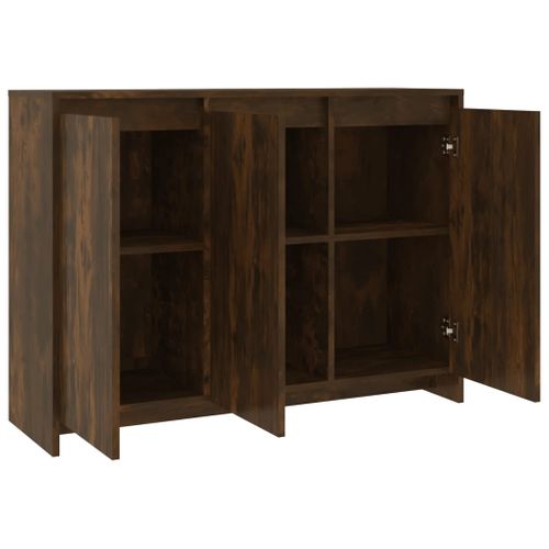 Buffet Chêne Fumé 102x33x75 Cm Aggloméré