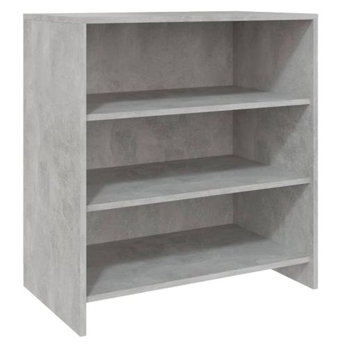 Buffets 2 Pièces Gris Béton Bois Contreplaqué