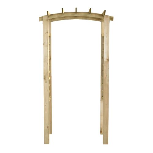 Arche En Treillis 110x60x210 Cm Bois De Pin Massif Imprégné