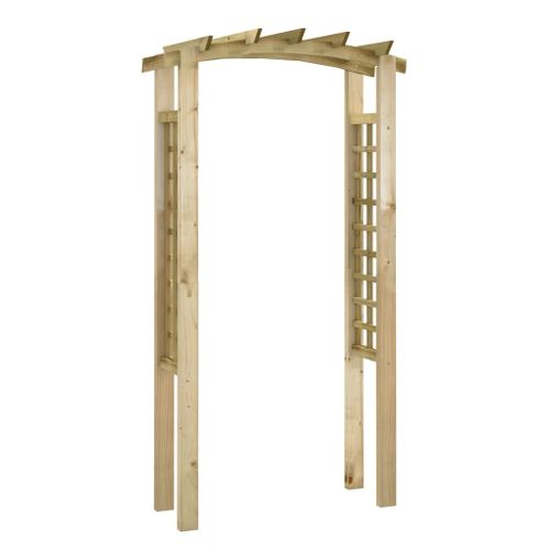 Arche En Treillis 110x60x210 Cm Bois De Pin Massif Imprégné