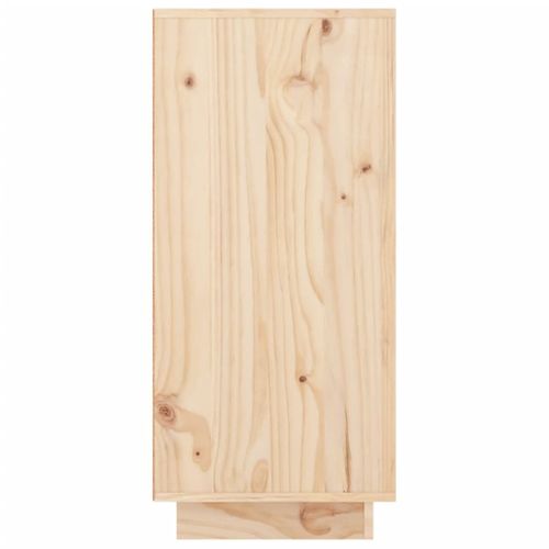 Buffet Avec 2 Portes Et 3 Tiroirs 111x34x75 Cm Bois Massif Pin