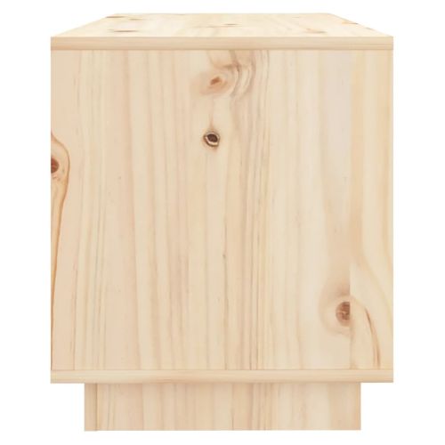 Meuble TV 74x34x40 Cm Bois De Pin Massif